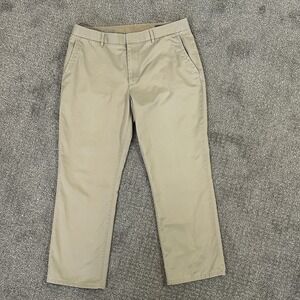 BONOBOS Wednesday Pants  - Men's 34x27 - Khaki Straight Fit Chinos Casual